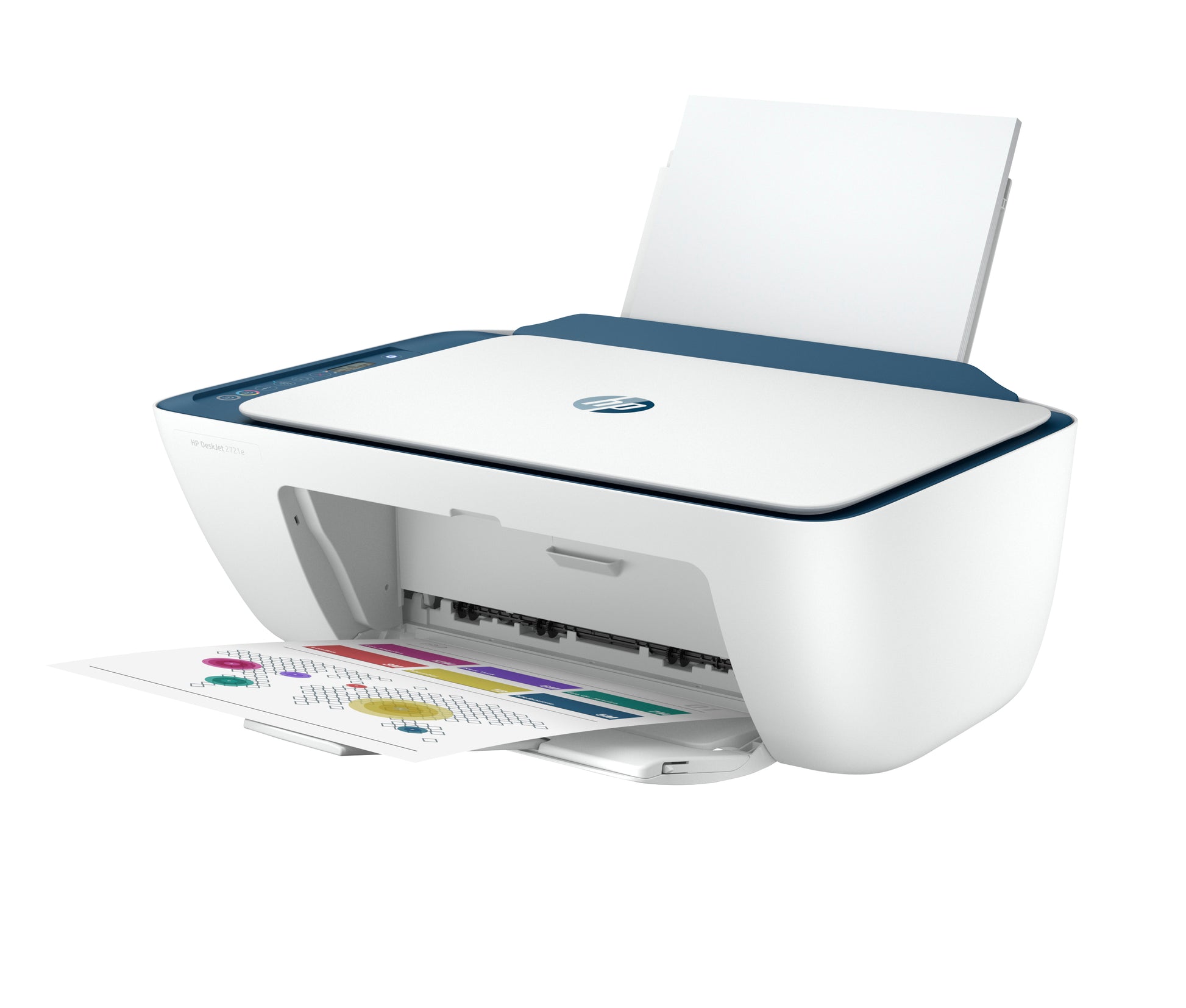 HP DeskJet 2721e – Farbtintenstrahl-Multifunktionsdrucker, A4, 3-in-1, Duplex, WLAN, AirPrint