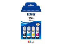 Epson Tintenpatronen-Multipack 104, CMYK, 4er-Pack