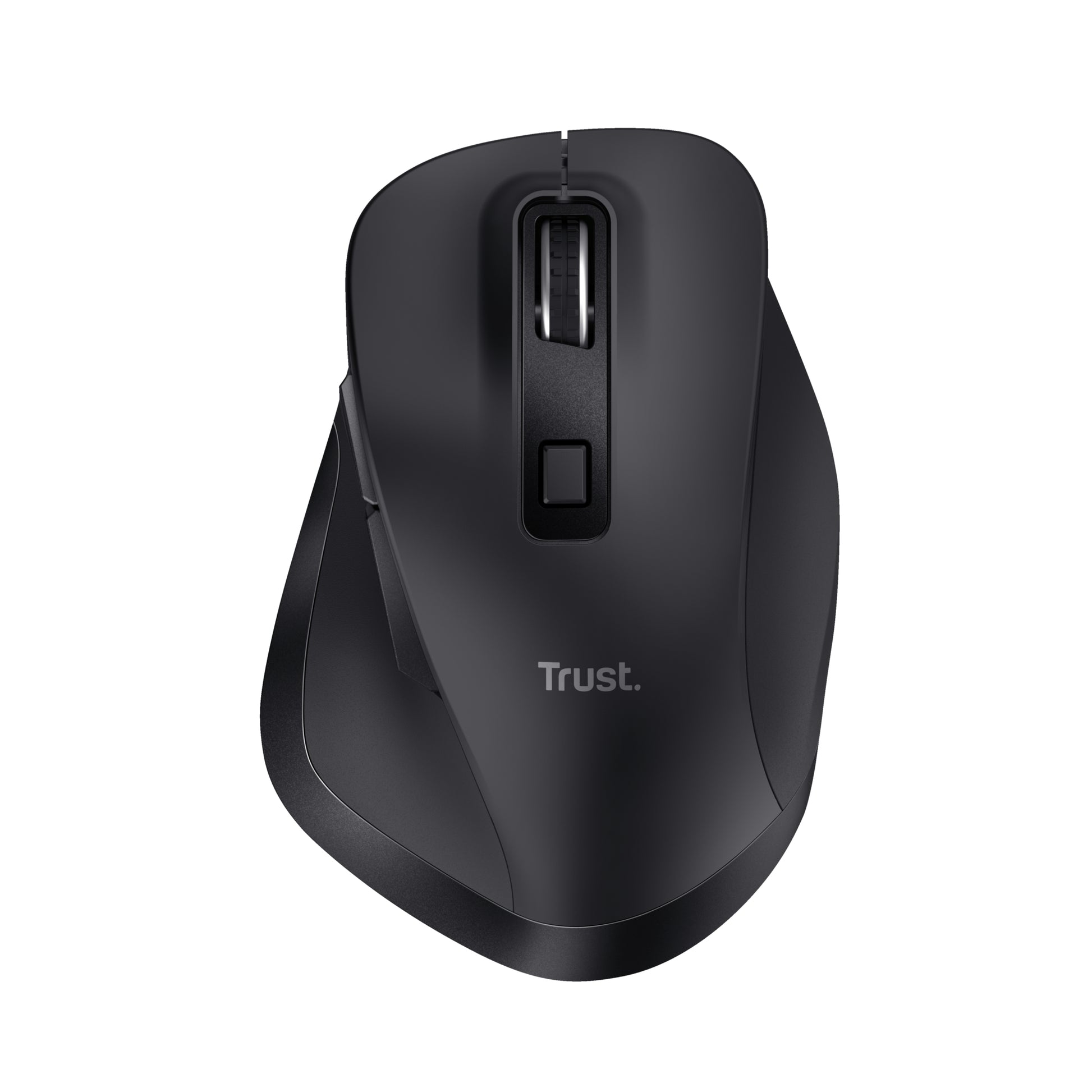 Trust Fyda Eco – Maus – Kabellos (2,4 GHz), 2400 DPI, rechts, Schwarz