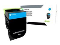 Lexmark Toner 700X2 – cyan, 4000 Seiten – für CS510