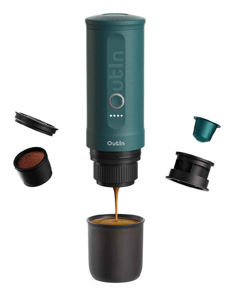 Outin Nano Kapselmaschine – für Nespresso, 0,1 l, blau, 0,9×1,9×2,5 cm