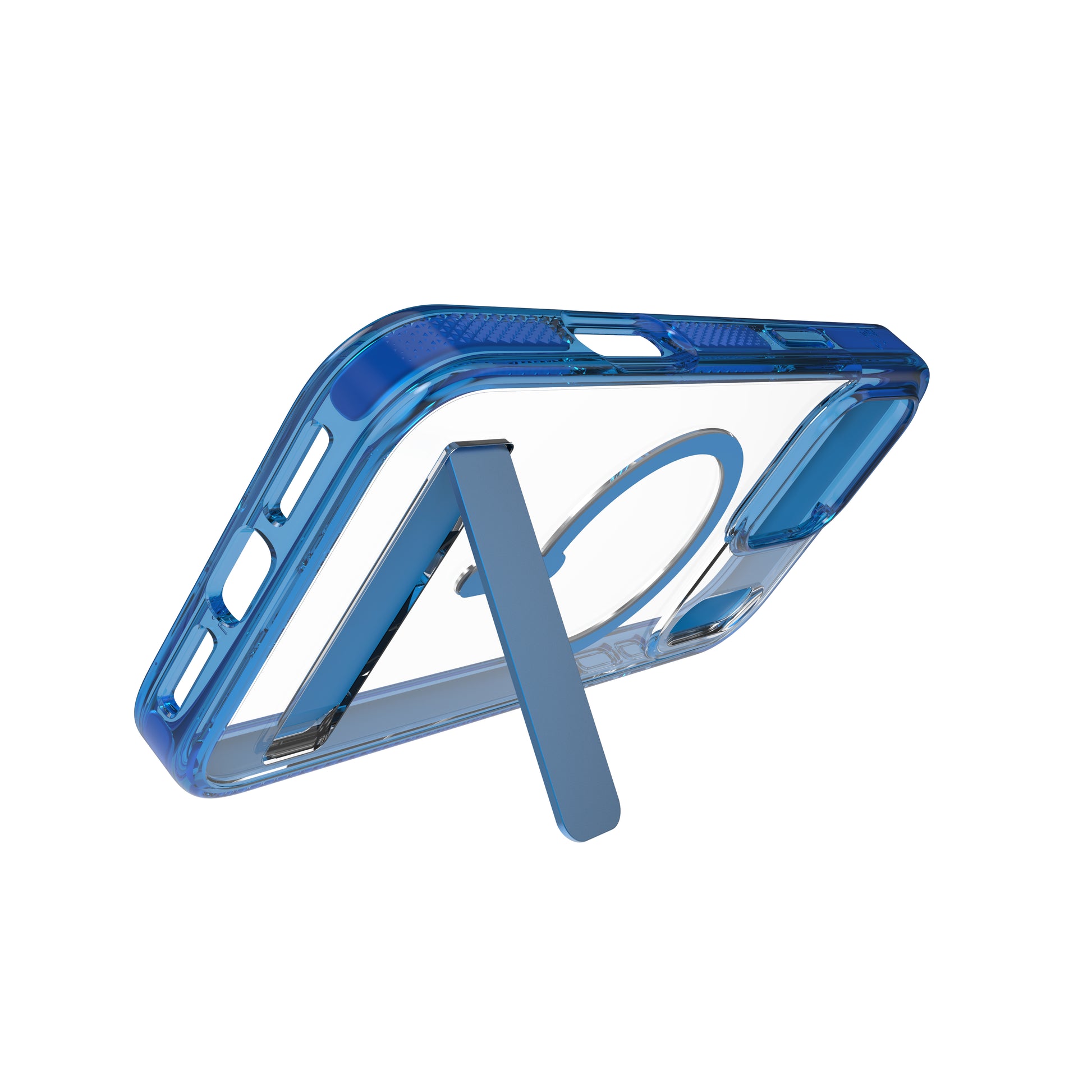 ZAGG Santa Cruz Snap Backcover – für Apple iPhone 17 Pro Max, Graphen, Blau/Transparent, bis 4 m sturzsicher