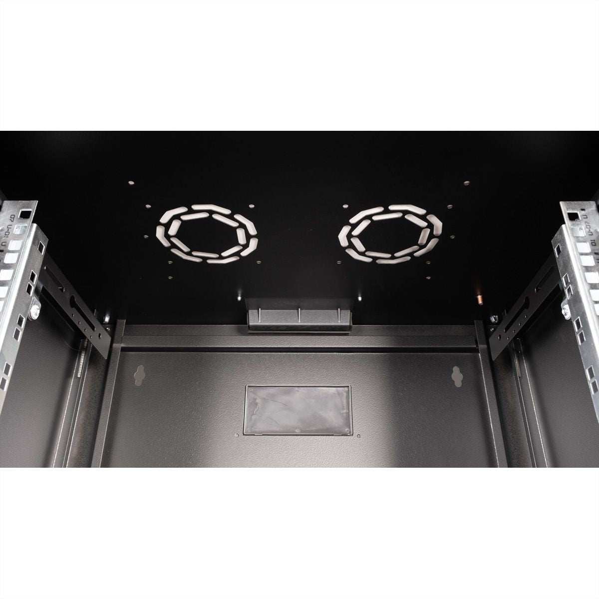ROLINE Pro – 19" Wandverteiler 7U, IP20, abschliessbar, 600 × 450 × 418 mm, schwarz, Stahl