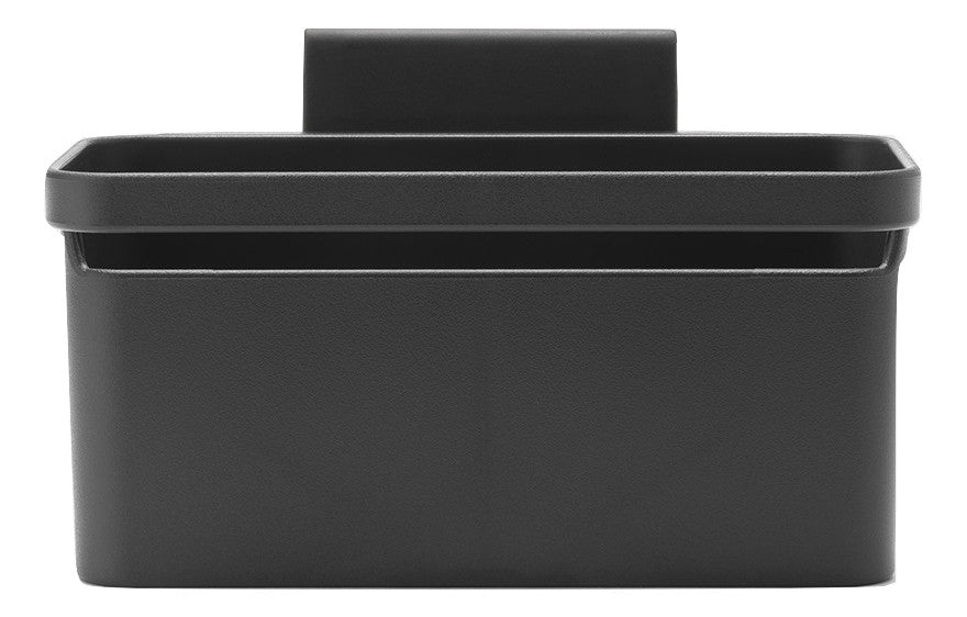 Brabantia Utensilienhalter (wandmontiert) 12,8 × 17,1 × 10,5 cm, Kunststoff, Dunkelgrau