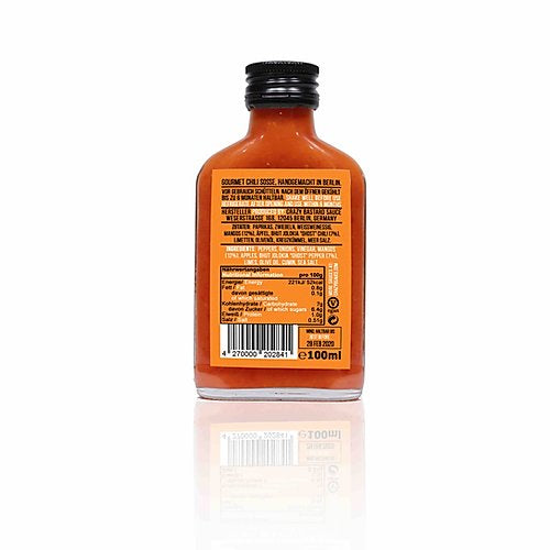 Crazy Bastard Sauce Chilisauce Pfeffer & Mango – 100 ml