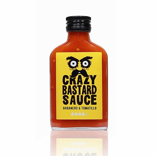Crazy Bastard Sauce Chilisauce Habanero & Tomate, vegan – 100 ml