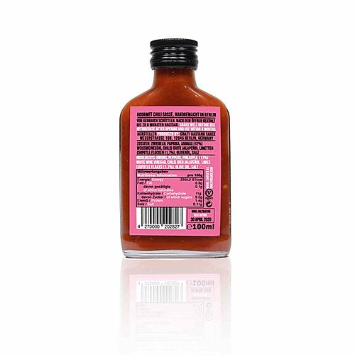 Crazy Bastard Sauce Chilisauce Chipotle & Ananas, vegetarisch – 100 ml