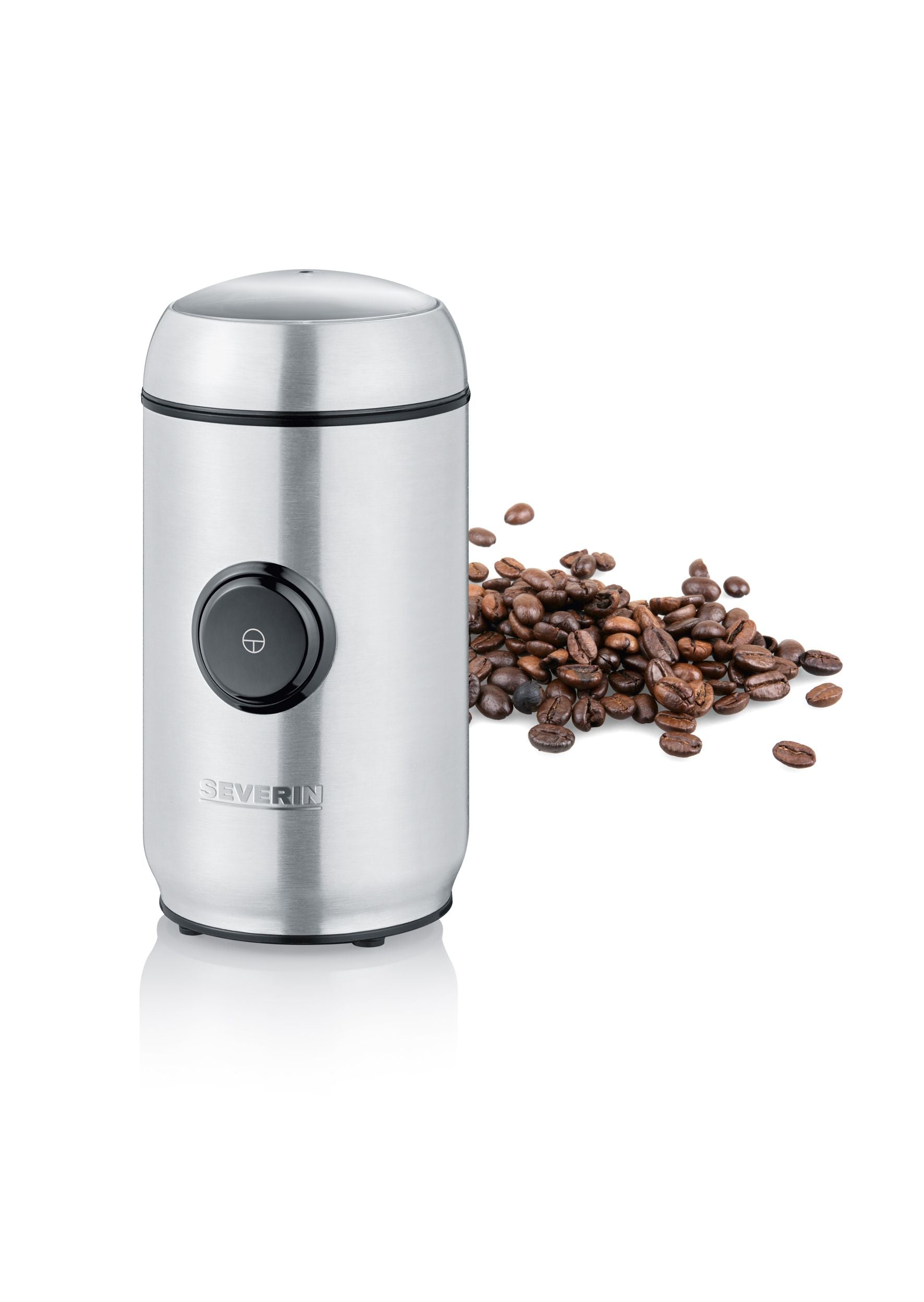 Severin Kaffeemühle KM 3879 – 50 g, Schlagmesser, 150 W – Schwarz/Edelstahl