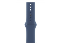 Apple Denim Sport Band – Armband – für Apple Watch 46 mm, Blau, S/M, Polymer