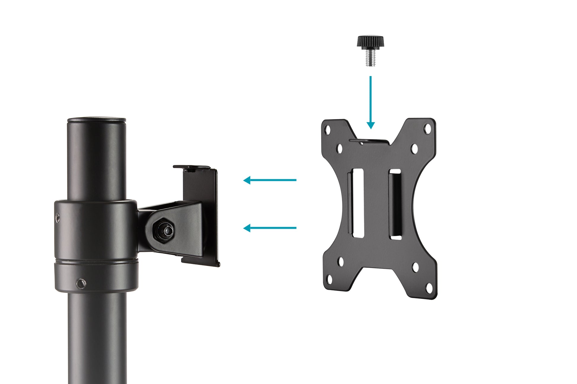 Digitus UNIVER.SING. – Monitorhalterung, bis 32", 8 kg, schwarz