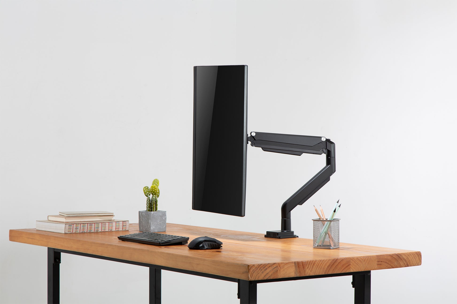 Digitus Monitorarm, Tischklemme, bis 32", 9 kg, Gasfeder