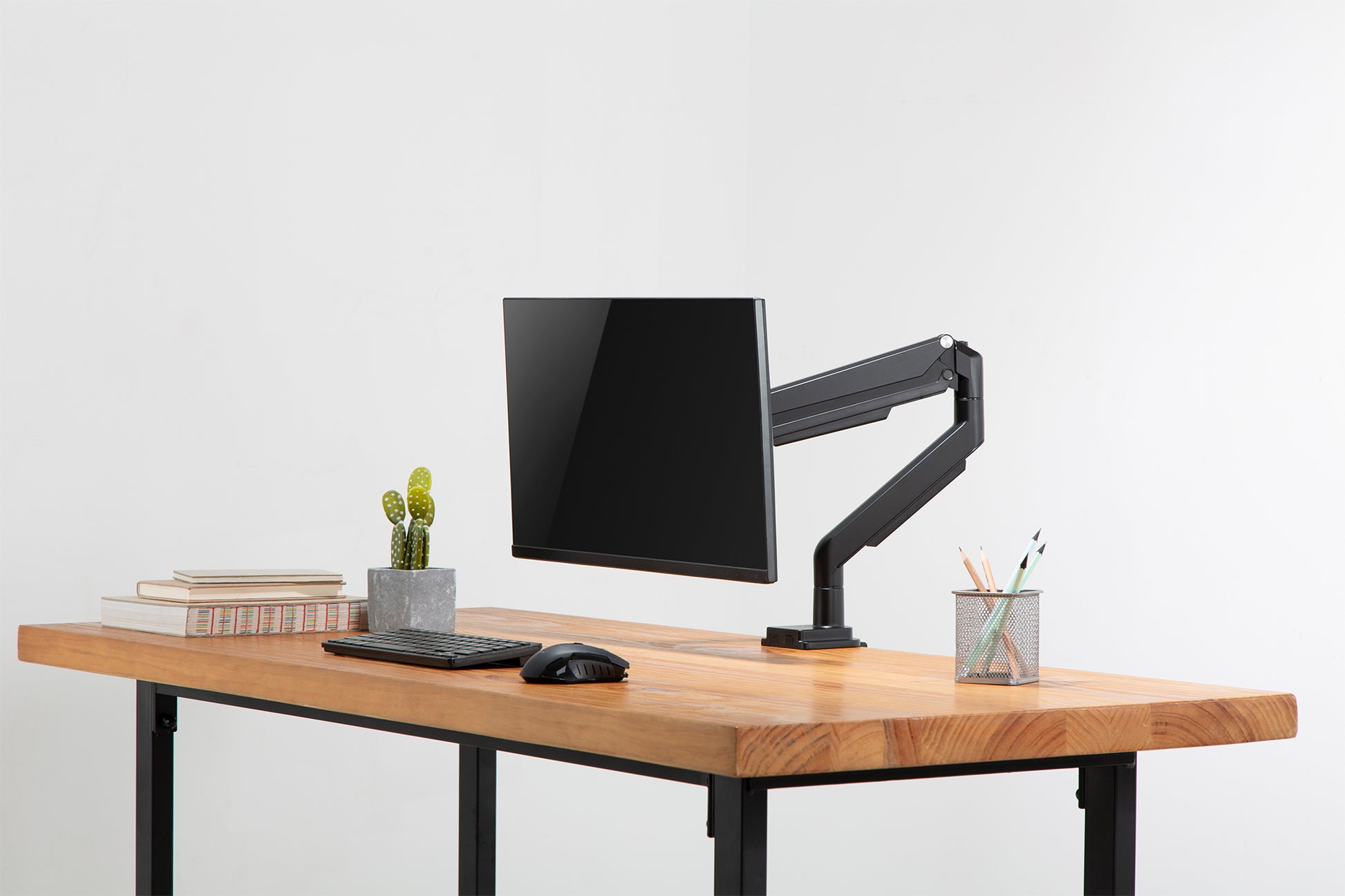 Digitus Monitorarm, Tischklemme, bis 32", 9 kg, Gasfeder