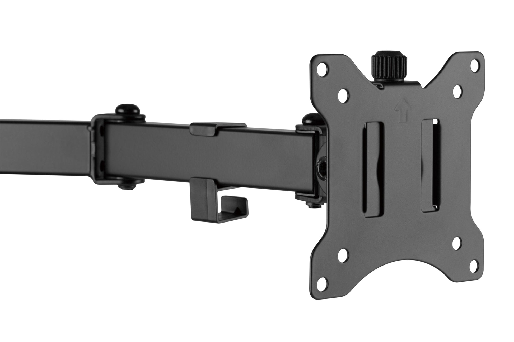 Digitus Monitorhalterung, 2 Monitore, Standfuss, bis 32", 8 kg, Schwarz