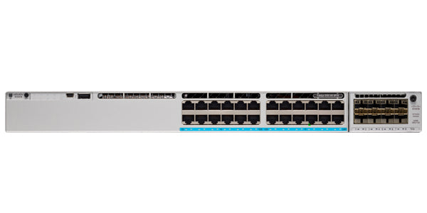 Cisco Catalyst C9300L-24UXG-4X-A – Verwalteter L2/L3 Switch – 24× RJ‑45 (16× 1G, 8× 10G), PoE-Budget 880 W