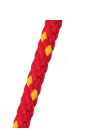 Meister & Cie Meister – Kordel Polypropylen, rot/gelb Ø 8 mm × 10 m, Reisskraft 750 kg