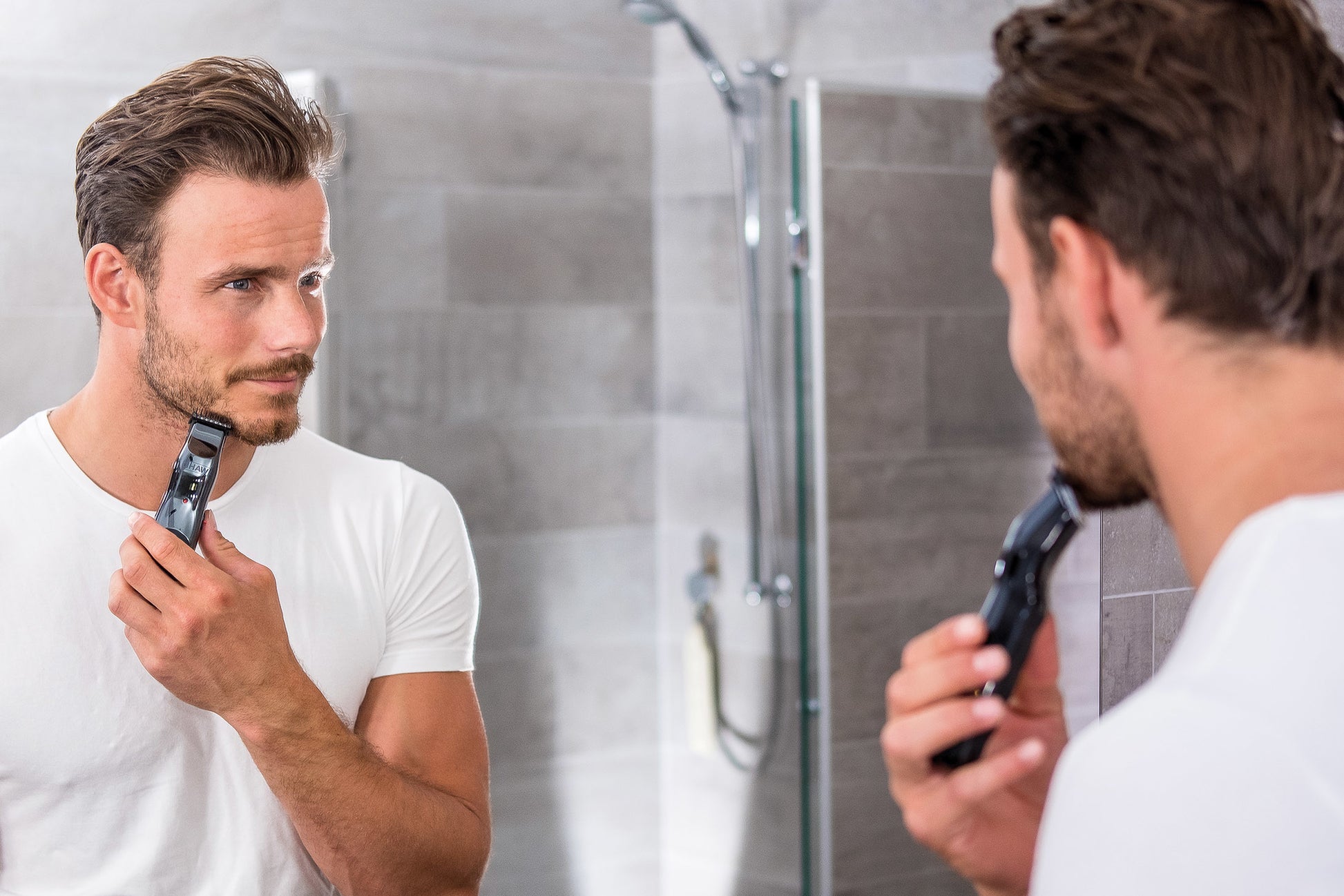 Wahl Bartschneider Grooms Man 9918-1416 – Akkubetrieben, 60 Min Laufzeit, Schnittlänge 0,7–12 mm – Schwarz