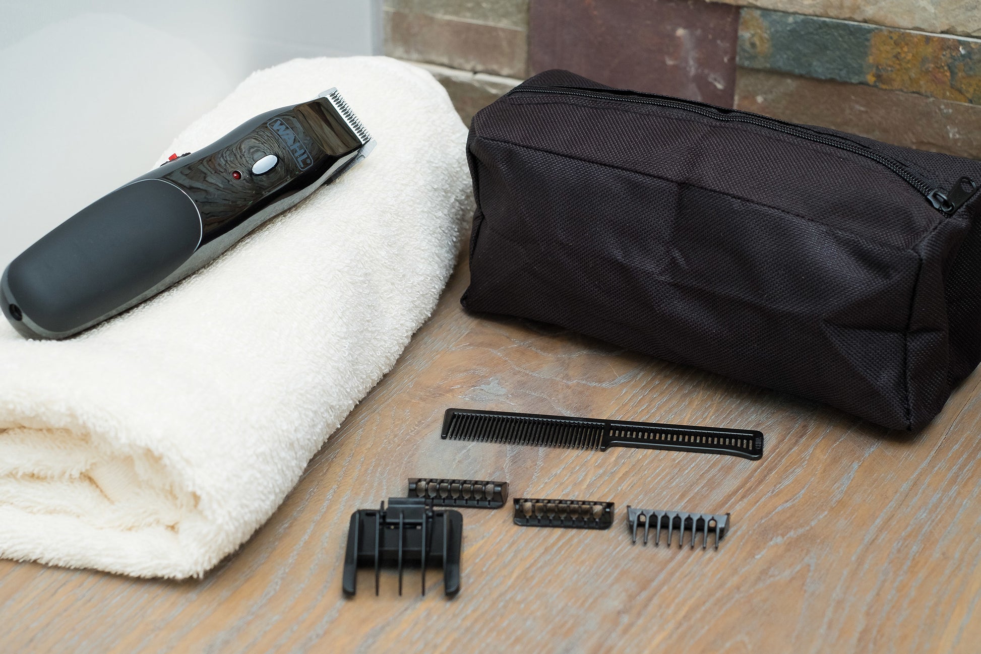 Wahl Bartschneider Grooms Man 9918-1416 – Akkubetrieben, 60 Min Laufzeit, Schnittlänge 0,7–12 mm – Schwarz