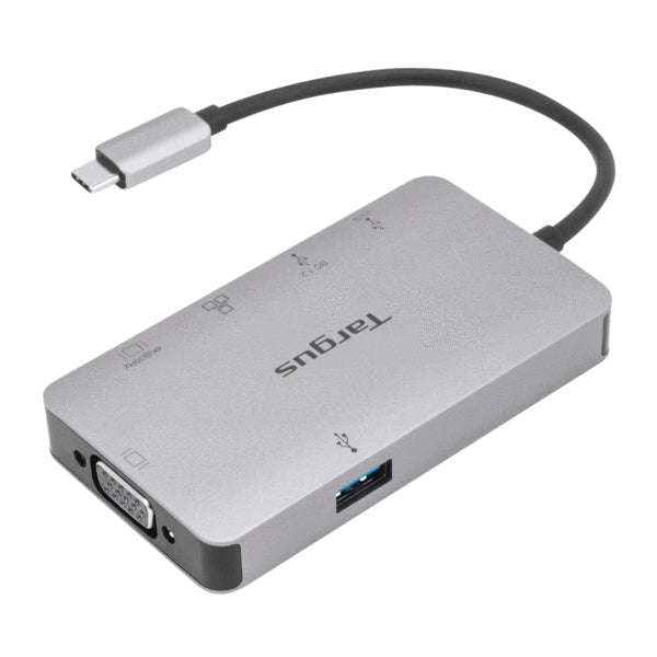 Targus DOCK419 Dockingstation – USB-C, 1× HDMI, 1× VGA, 2× USB-A, 100 W PD, GbE, für Windows/Mac/ChromeOS