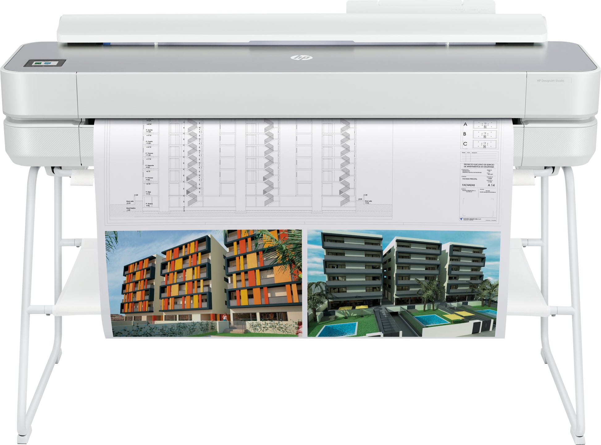 HP DesignJet Studio Steel – Grossformatdrucker, 36"