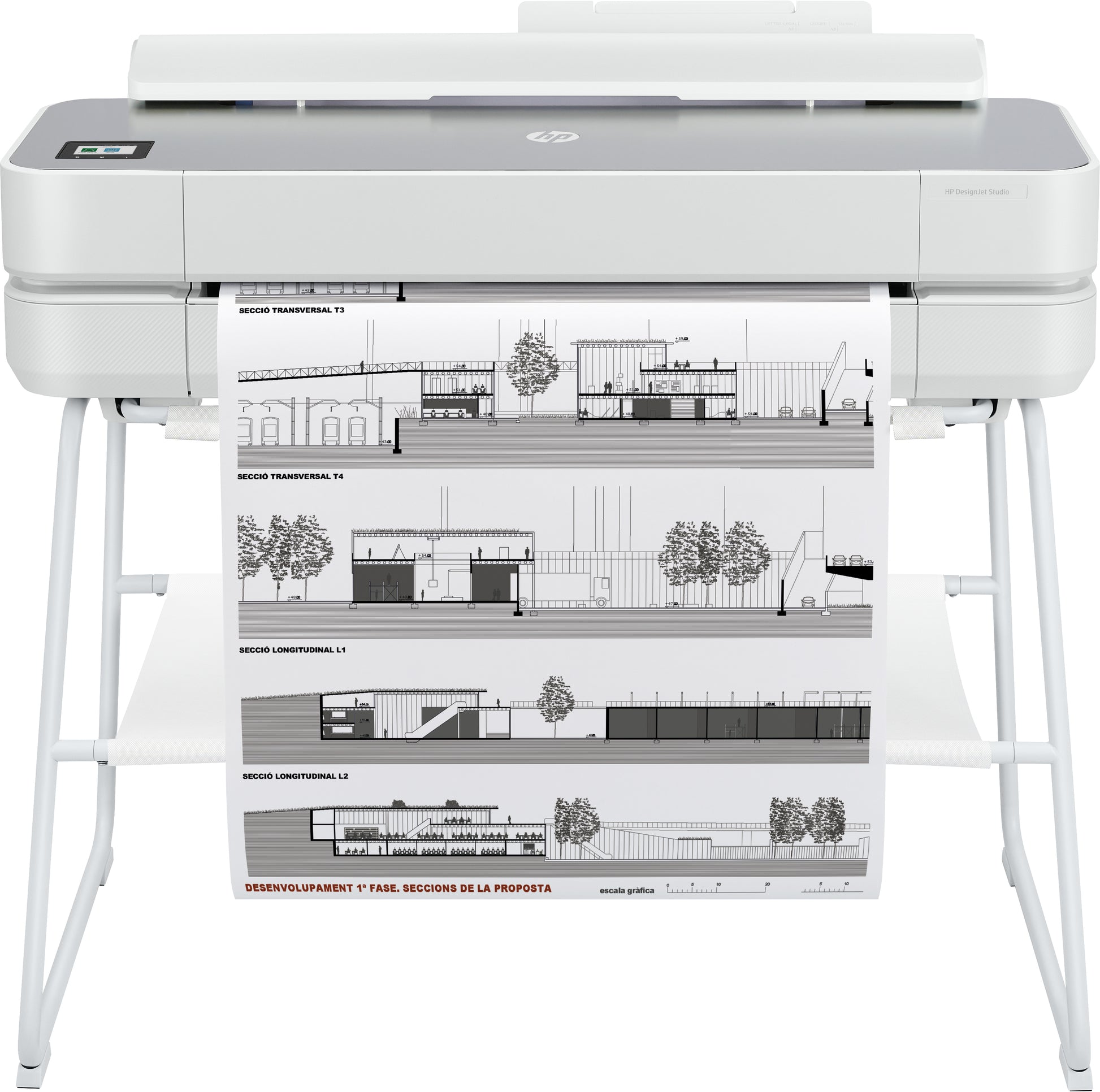 HP DesignJet Studio Steel – Grossformatdrucker, 24"
