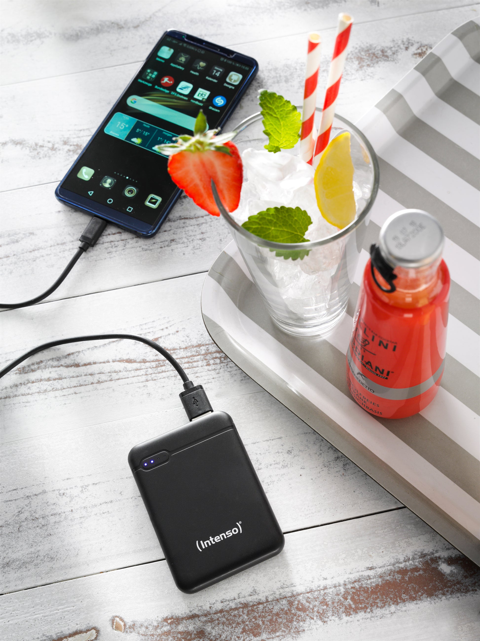 Intenso XS5000 Powerbank 5'000 mAh – 1× USB-C, 1× USB-A, schwarz