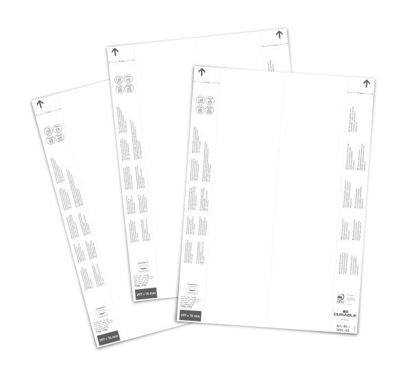 Durable Schuletiketten – 297×74 mm, 40 Stk, Papier