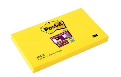 Post-it Haftnotizen – 76×127 mm – Gelb, 90 Blatt