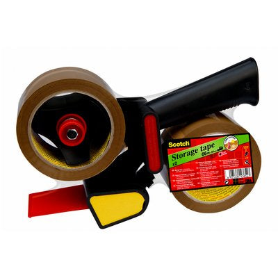 3M Scotch Verpackungsbandabroller H-150 – für Verpackungsband bis 50 mm, Metallmesser