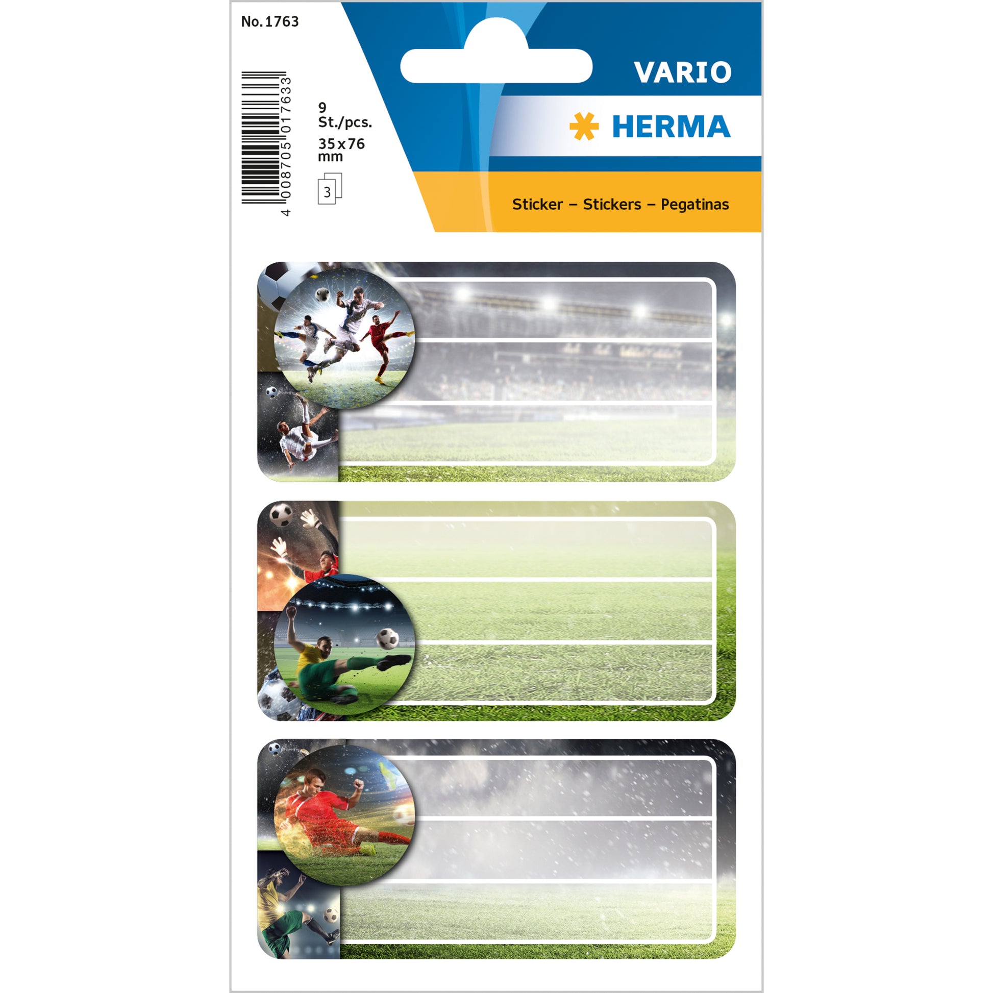 HERMA Schuletiketten Vario – selbstklebend, 84 × 120 mm