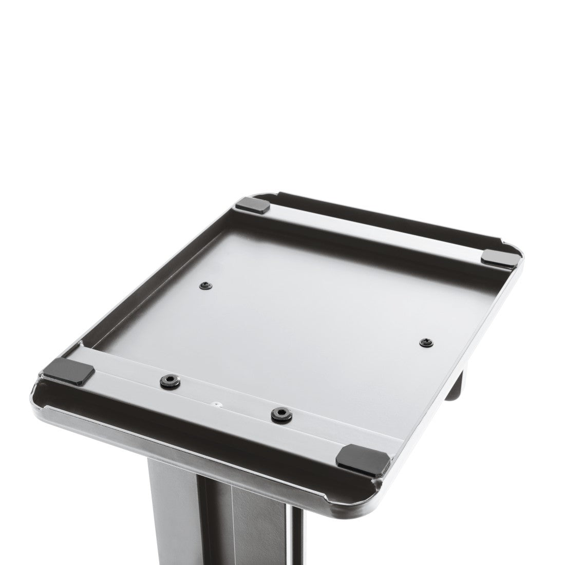 Xavax Zubehörhalter 00110235 – Standfuss – Aluminium, schwarz, für Stabstaubsauger – 22,0 × 29,5 × 128,0 cm