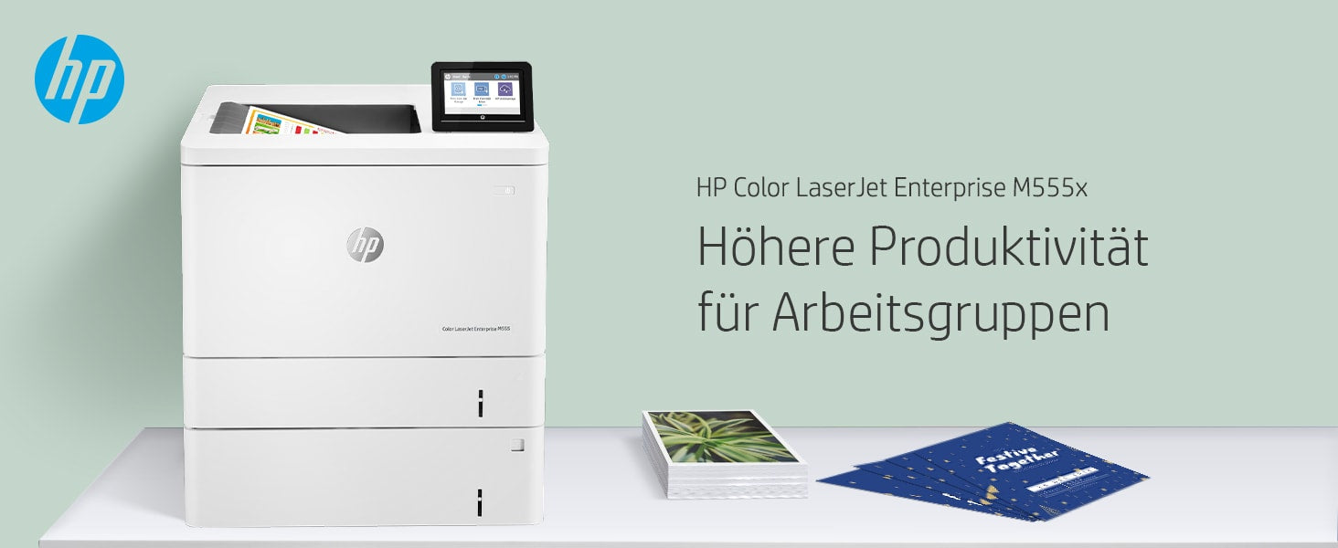 HP LaserJet Enterprise M555 x – A4, Duplex, 1200 × 1200 dpi
