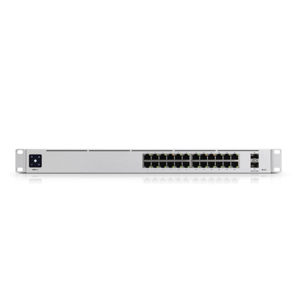 Ubiquiti UniFi USW-PRO-24 – Managed L2/L3 Switch – 24× 1G, 2× SFP+, 19", 1U