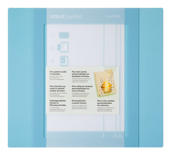 Cricut Schneidematte – für Joy Xtra, 120×168 mm, normal klebend, Blau
