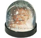 Dörr Schneekugel – 8,5 cm, schwarz