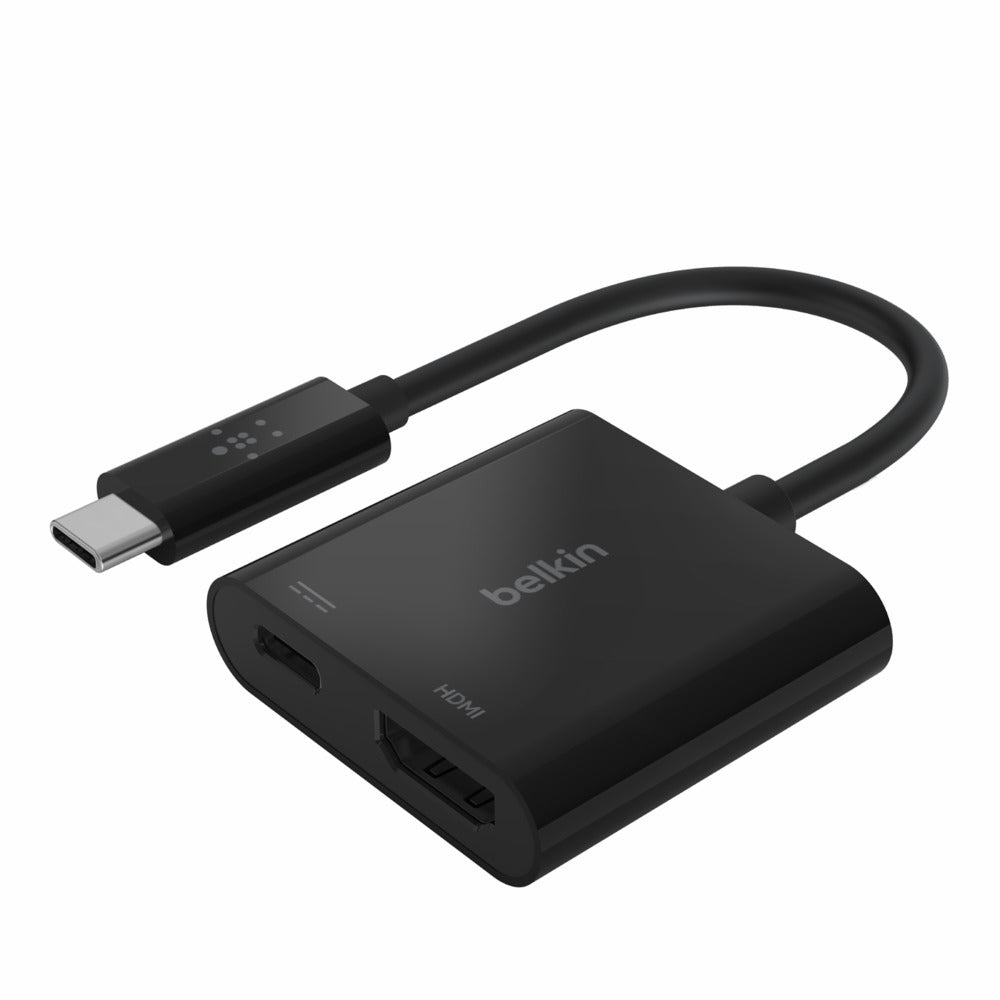Belkin AVC002BTBK USB-C zu HDMI Adapter – 4K (3840 × 2160), 0,06 m, PD 60 W