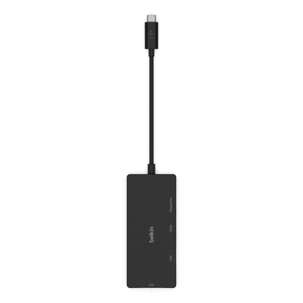 Belkin AVC003BTBK USB-C zu HDMI/DisplayPort/VGA Adapter – 4K (3840 × 2160) – für iPad mini 6, M1 Macs