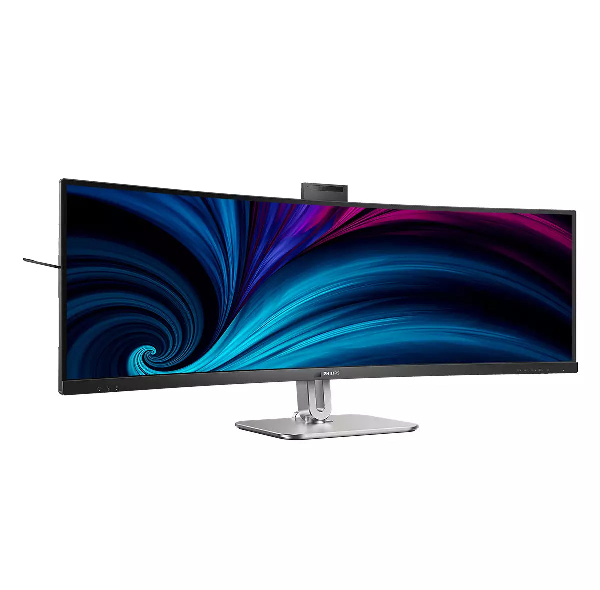 Philips 49B2U6903CH/00 – Monitor, 48,8" 5120 × 1440 (Dual QHD), VA, 450 cd/m², Webcam, Schwarz