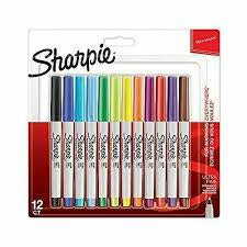 Sharpie Permanent Marker – mehrfarbig, 12er Pack