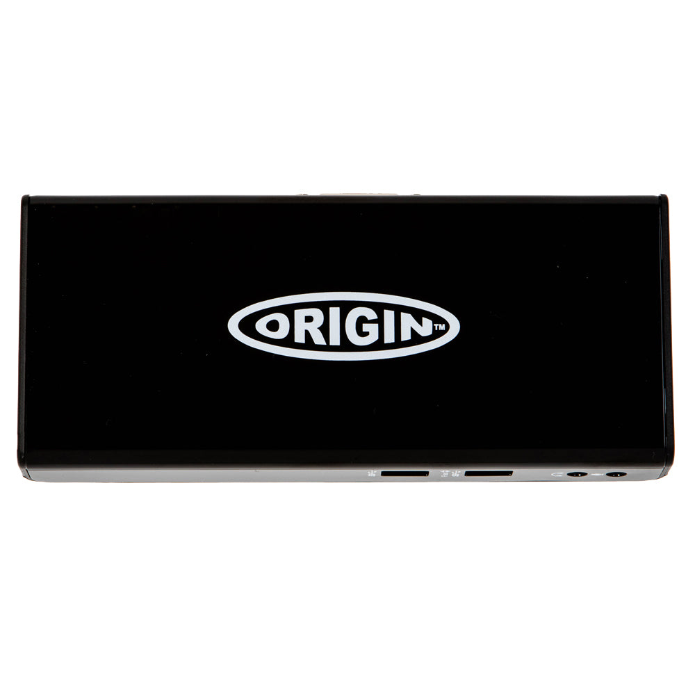 Origin Storage OSDOCK-USB3 Dockingstation – USB-A, 1× HDMI, 1× DVI, 5× USB-A, 1× USB-B, GbE, 3,5 mm Audio