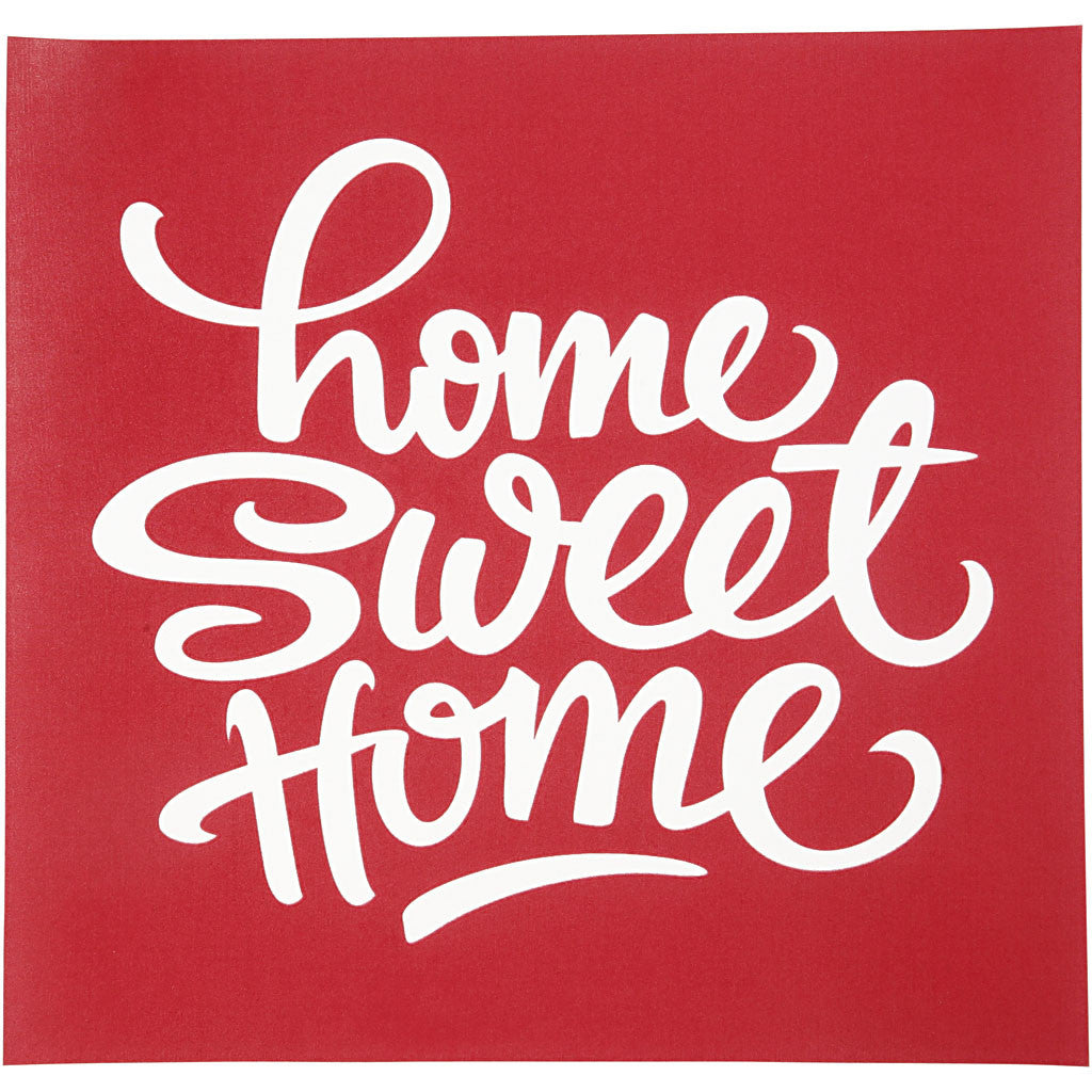 Creativ Company Schablone – Home Sweet Home – 200 × 220 mm – 1 Stück