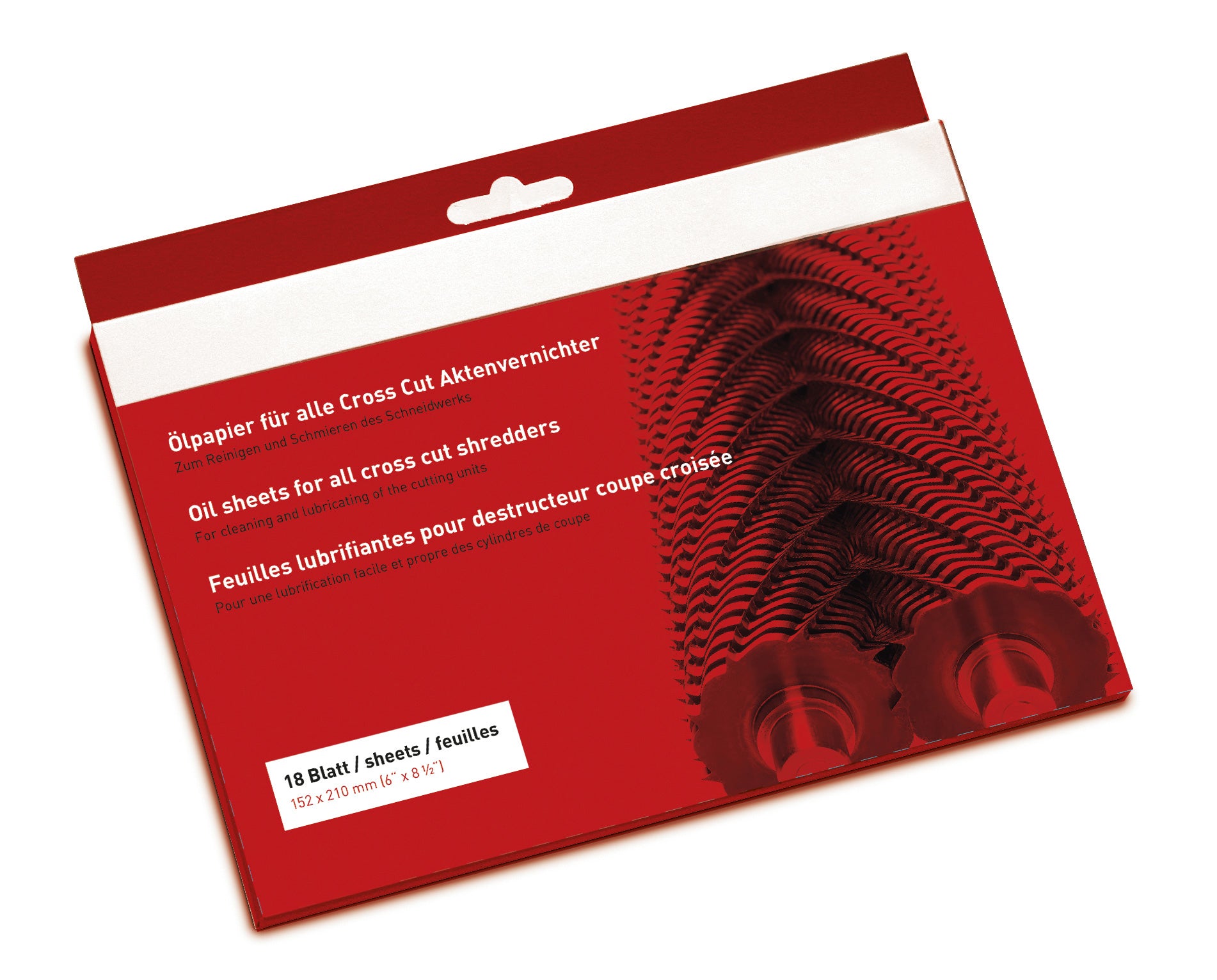 Ideal Aktenvernichter-Ölblätter – 18 Stk.