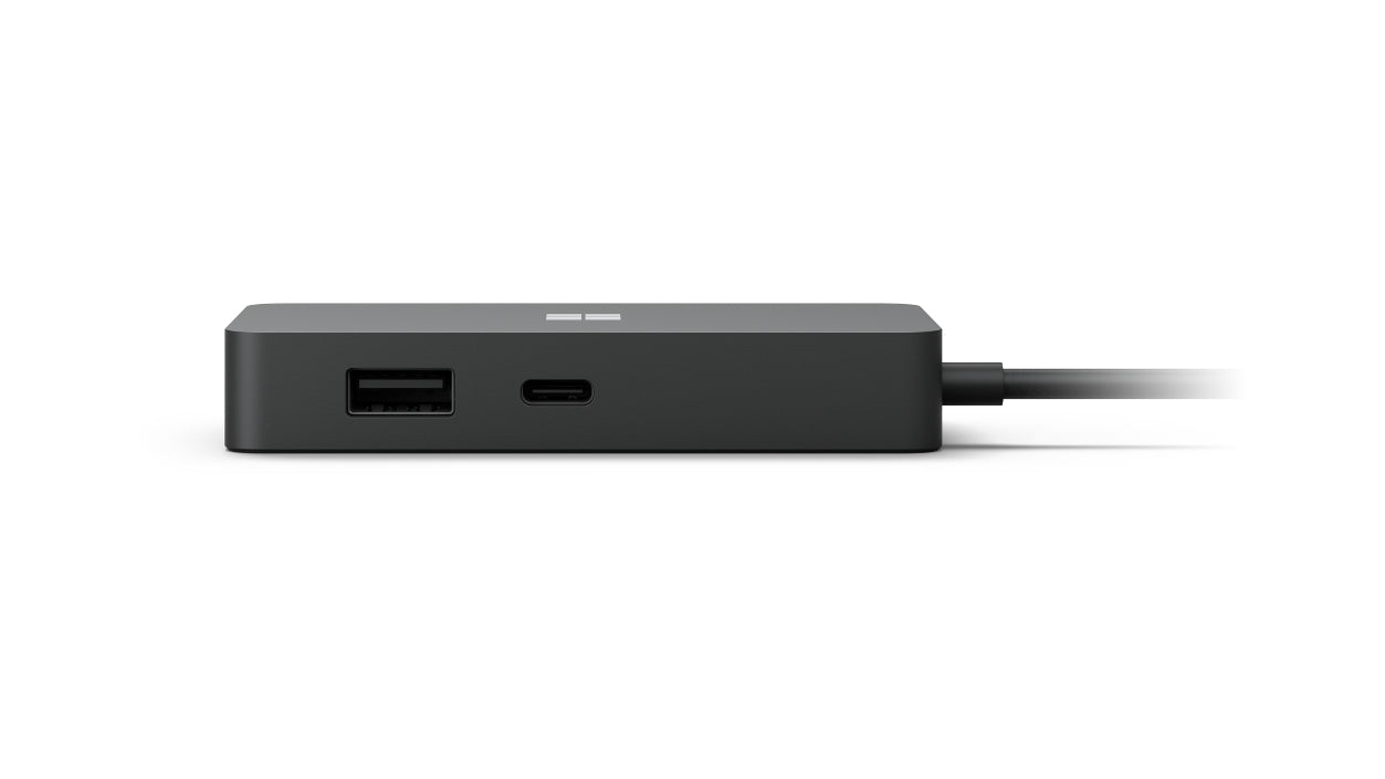 Microsoft SWV-00004 Multiport-Adapter – USB-C, 1× HDMI, 1× VGA, 1× USB-A, für Windows/Mac/Android