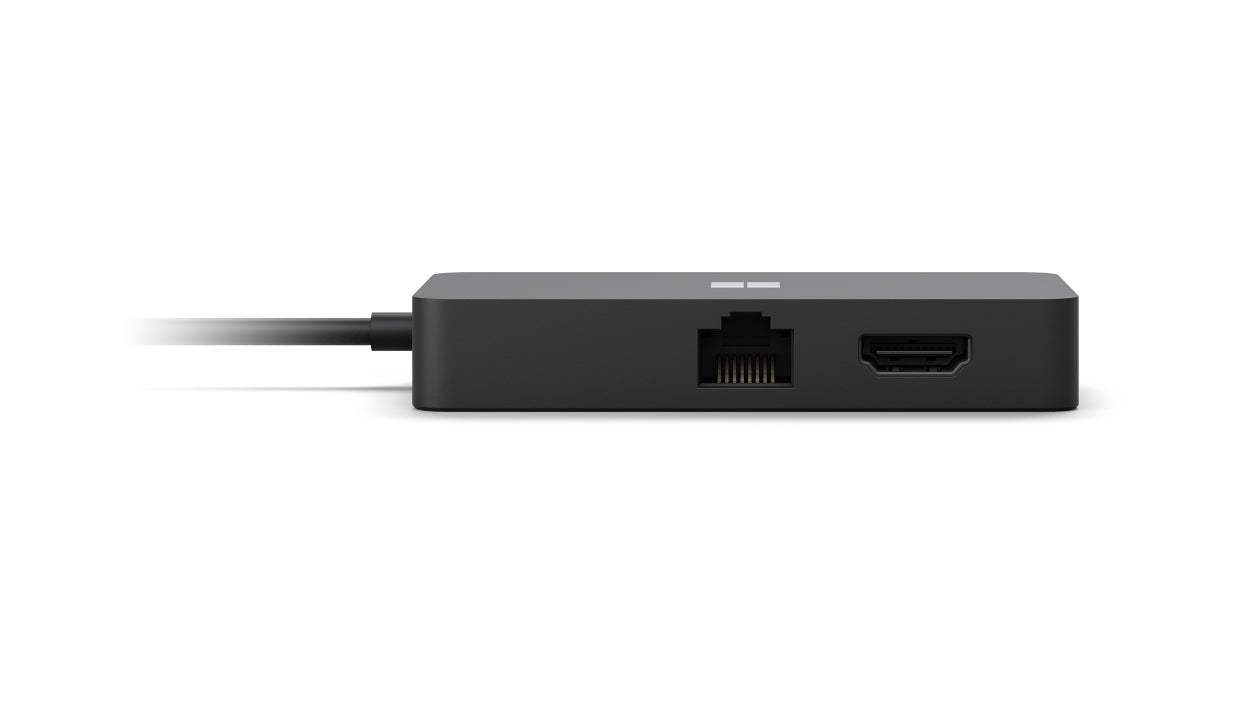 Microsoft SWV-00004 Multiport-Adapter – USB-C, 1× HDMI, 1× VGA, 1× USB-A, für Windows/Mac/Android