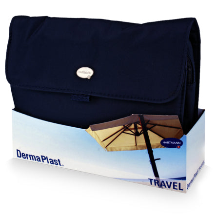 DermaPlast Erste-Hilfe-Set Travel – für Reisen – Blau, Nylon – 250 × 190 × 85 mm