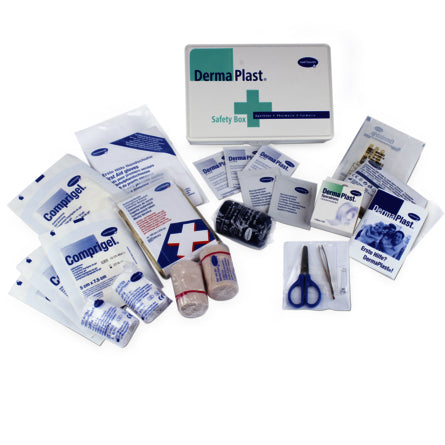 DermaPlast Verbandkasten Safety Box – weiss, Kunststoff – 210 × 140 × 55 mm