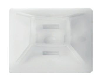 Max Hauri AG Max Hauri Kabelhalter, selbstklebend, 10er-Pack – weiss