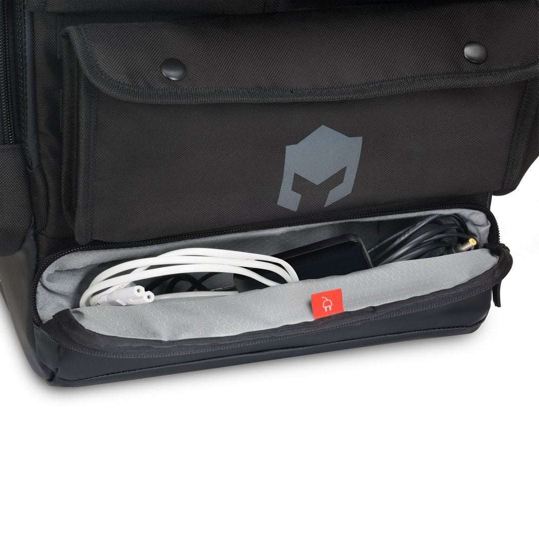 CATURIX Gaming-Notebook-Rucksack Decisiun Ecotec – wasserabweisend, TPU – Schwarz, 420 × 470 × 230 mm