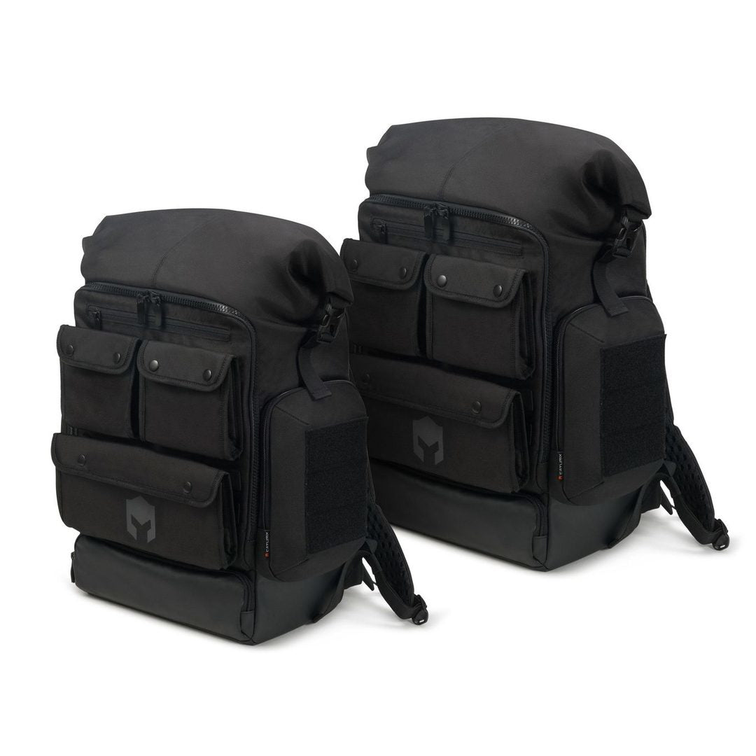 CATURIX Gaming-Notebook-Rucksack Decisiun Ecotec – wasserabweisend, TPU – Schwarz, 420 × 470 × 230 mm