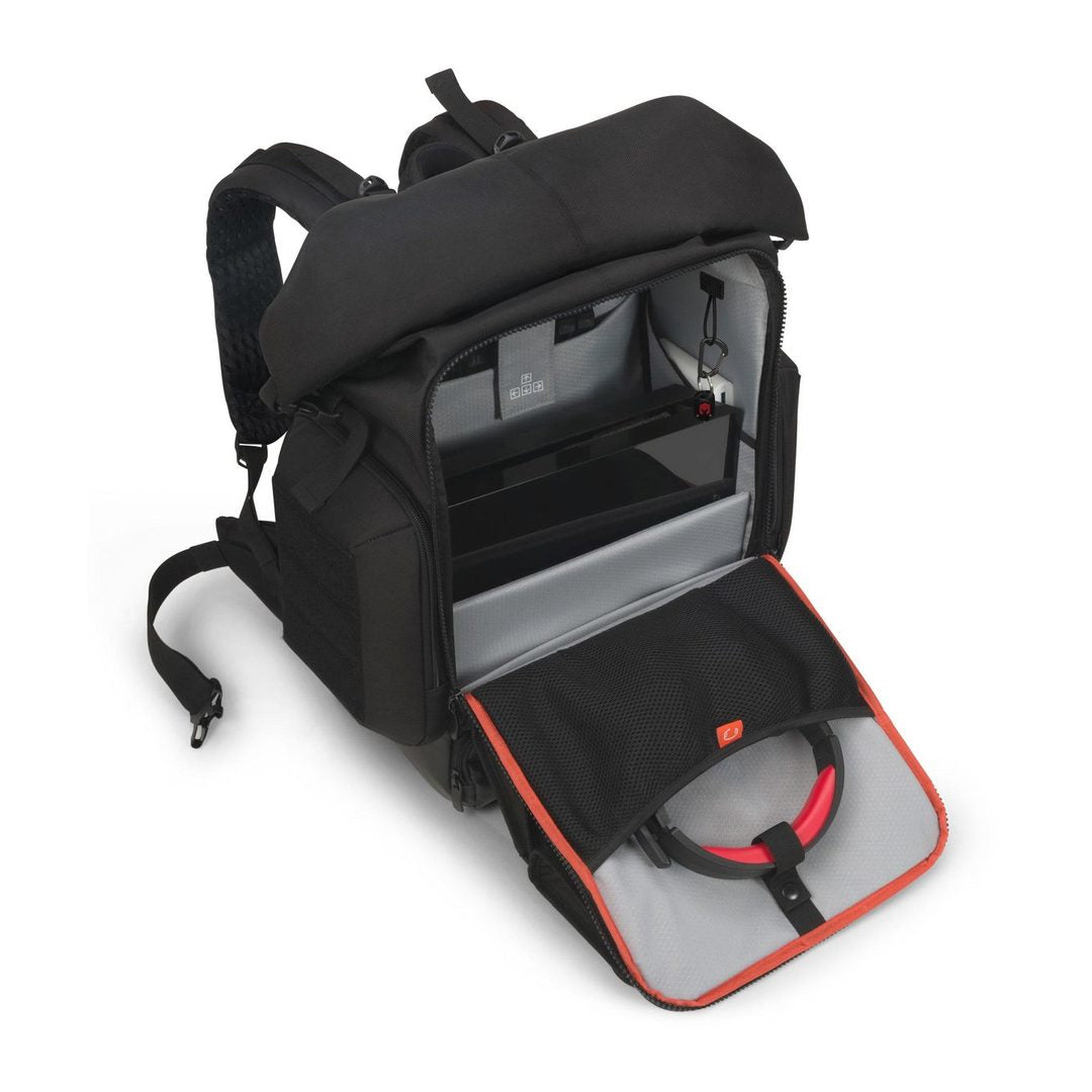 CATURIX Gaming-Notebook-Rucksack Decisiun Ecotec – wasserabweisend, TPU – Schwarz, 420 × 470 × 230 mm