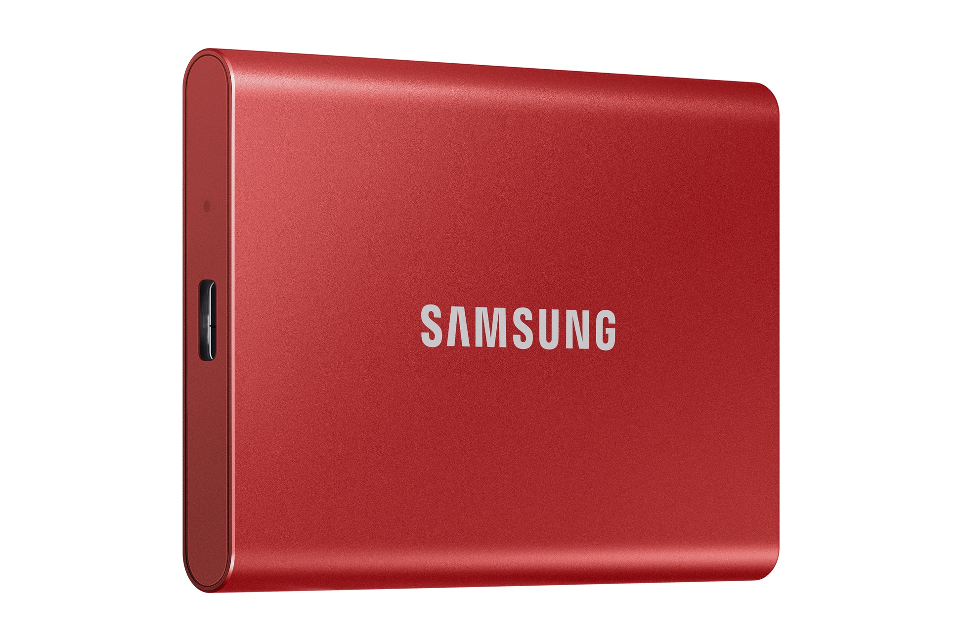Samsung Portable SSD T7 – 500 GB, USB-C 3.2 Gen 2, 1'050 MB/s Lesen, 1'000 MB/s Schreiben, Rot